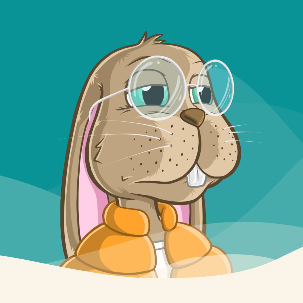 an illustration of beautiful bunny